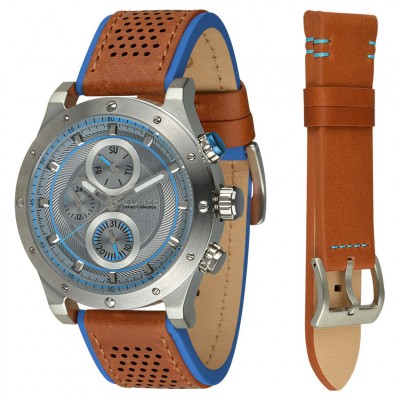 Часы мужские Guardo S01355-1 (запасной ремешок в подарок)